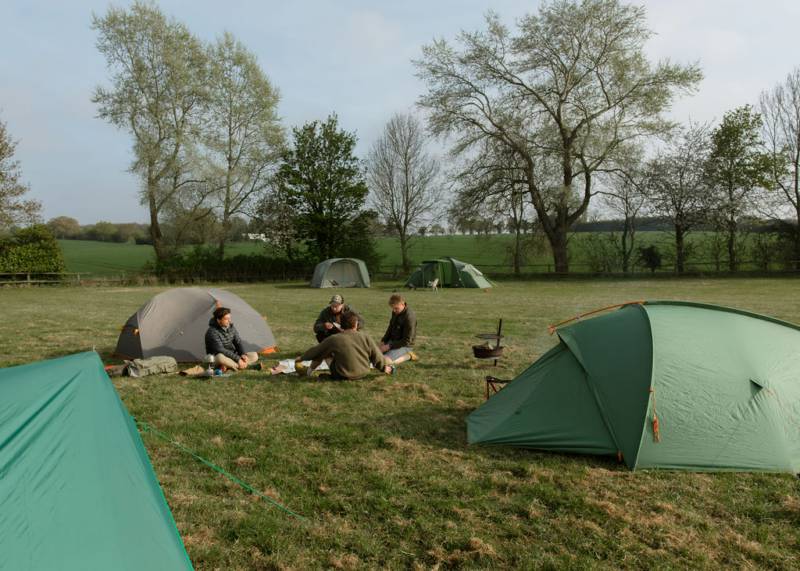 Tent camping for up to 5 people