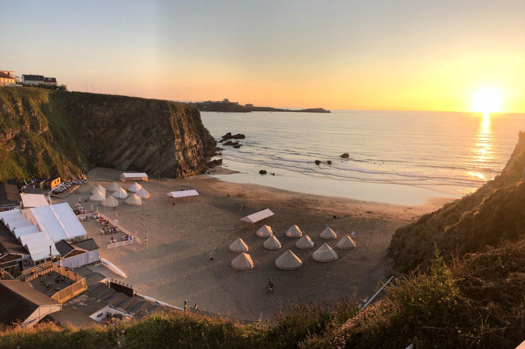 Lusty Glaze Beach