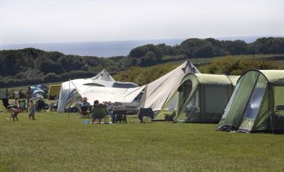 Large grass pitch (with electricity)