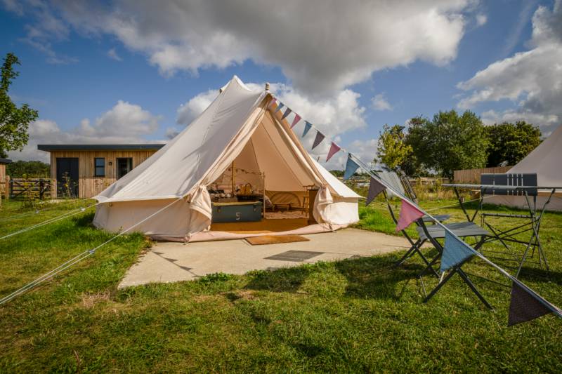 Bell Tent - Firepit circle