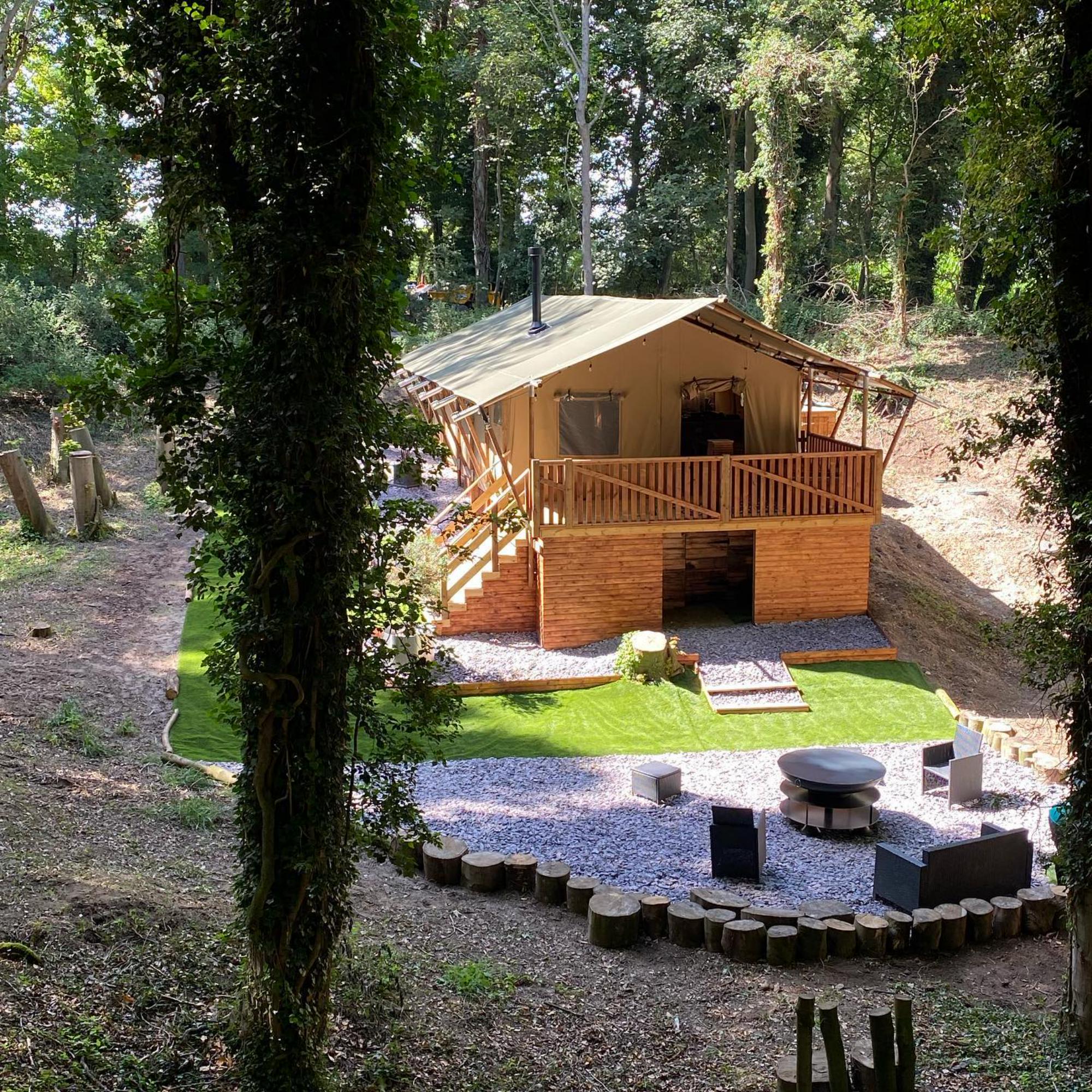 Giraffe Enclosure 3 at Thompson Hall Retreat Cool Camping (19535)