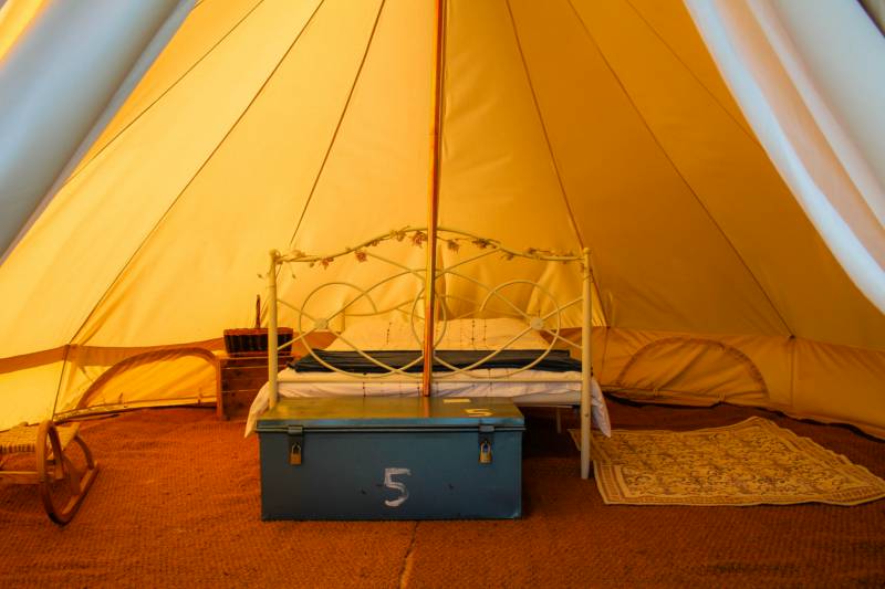 Bell Tent - Firepit circle