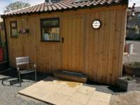 Off-grid hut close to the Northumberland coast