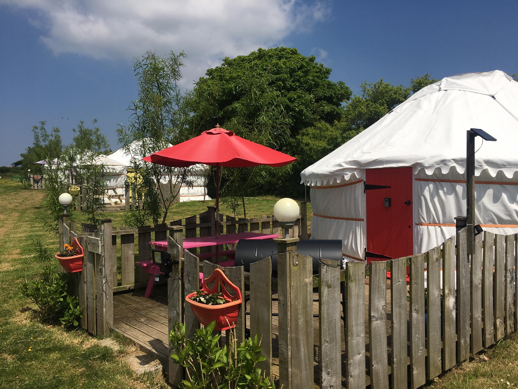 Cornwall Yurts At Carnebo Holiday Barns Perranporth