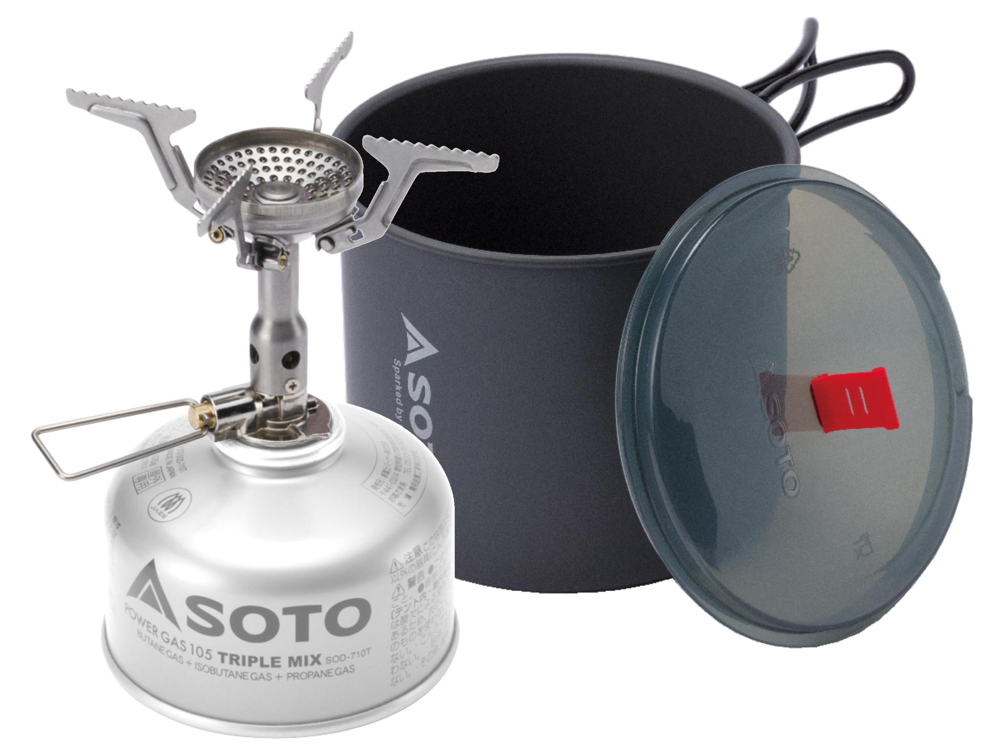 SOTO Amicus Stove with or Without Igniter 