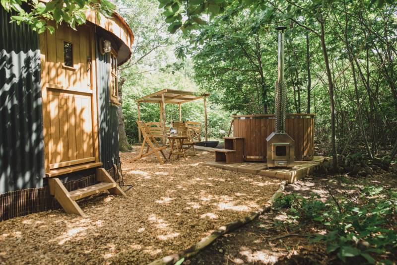 Five hot tub glamping retreats within easy reach of London