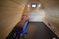 "Beanpod" family camping pod