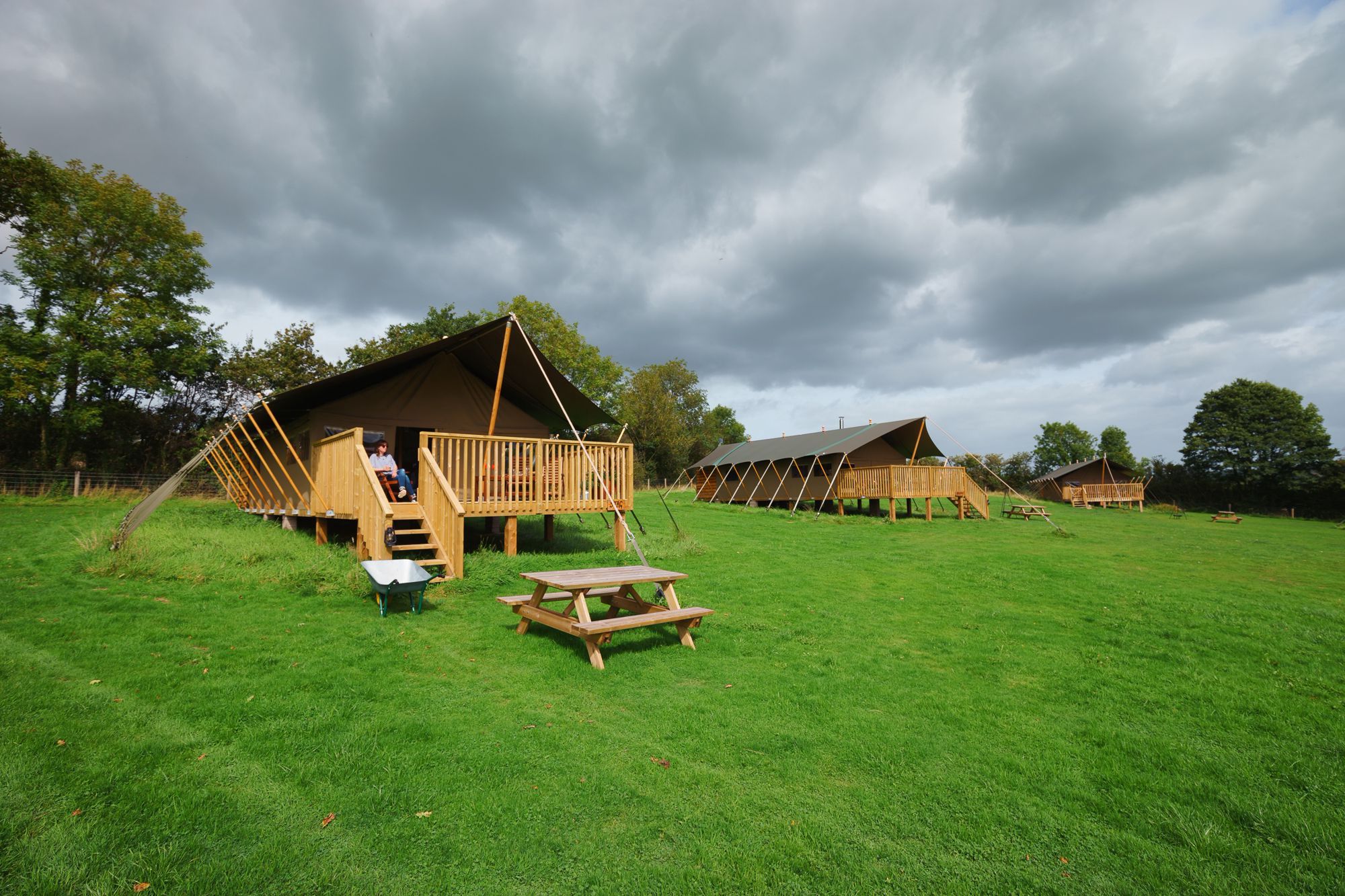 Glamping in the Blackdown Hills Area of Outstanding Natural Beauty