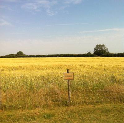 Grass Pitch with optional electric hook up.