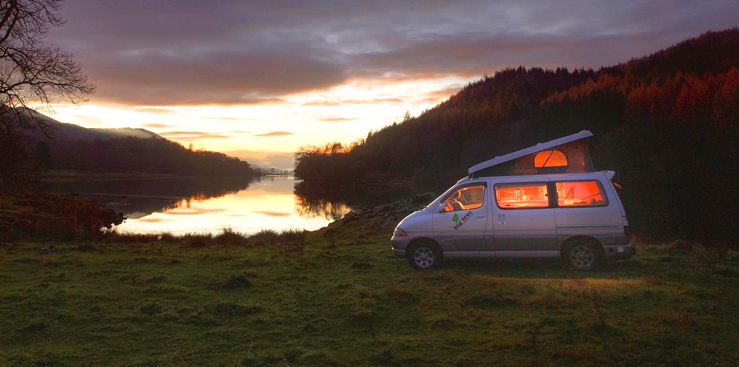 Campervans in Scotland holidays at Cool Camping