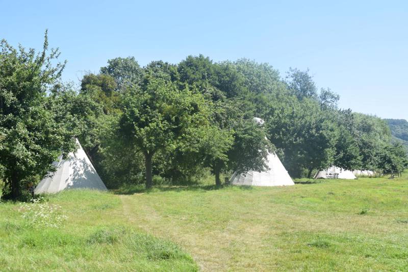 Secluded tipi in the Wye Valley
