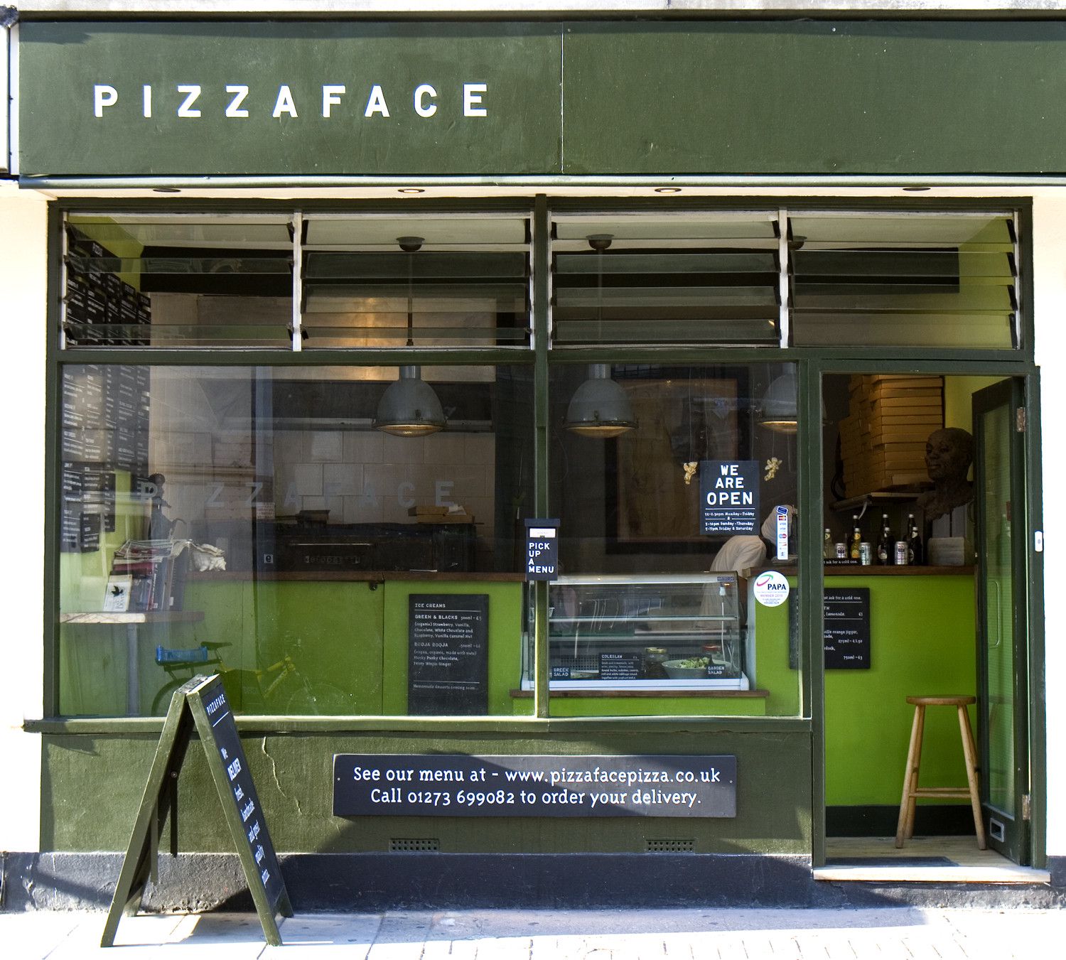 Pizzaface, Bedfordshire Cool Places