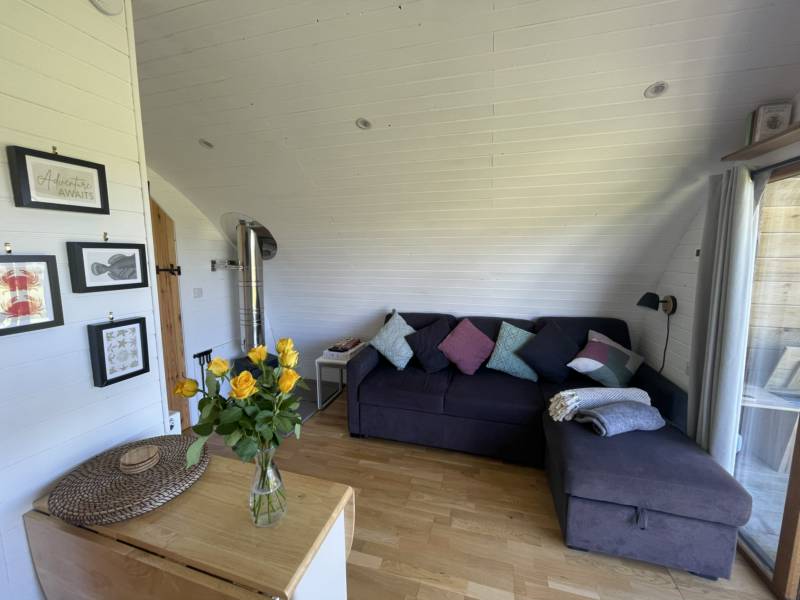 Demelza 1 Bedroom Glamping Pod with Hot Tub