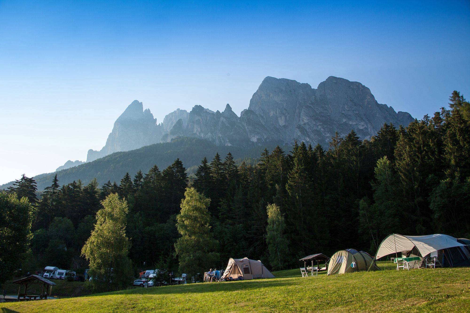 Campsites in the Mountains