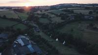 Secluded tipi in the Wye Valley