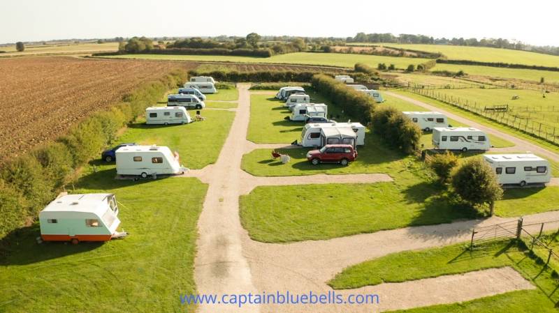 Grass Touring Pitch with EHU (no motorhomes)