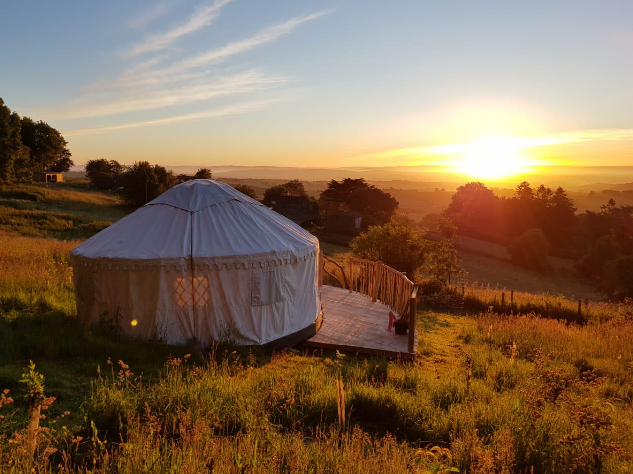 Sunrise Camping at Penhill Farm, Exeter