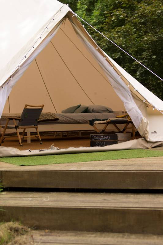 STAR Bell Tent 6m double bed grassland